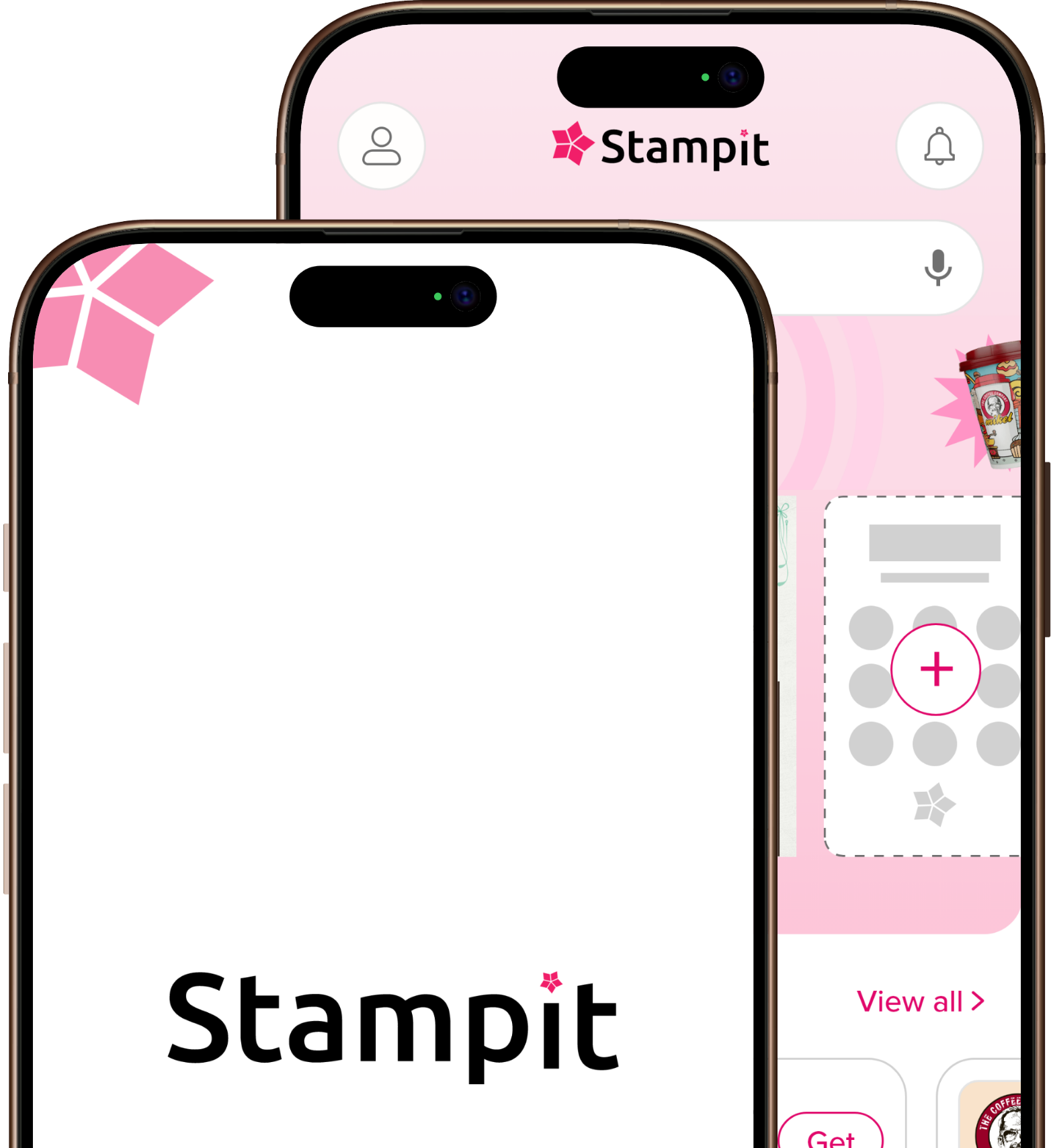 Stampit app on a phone
